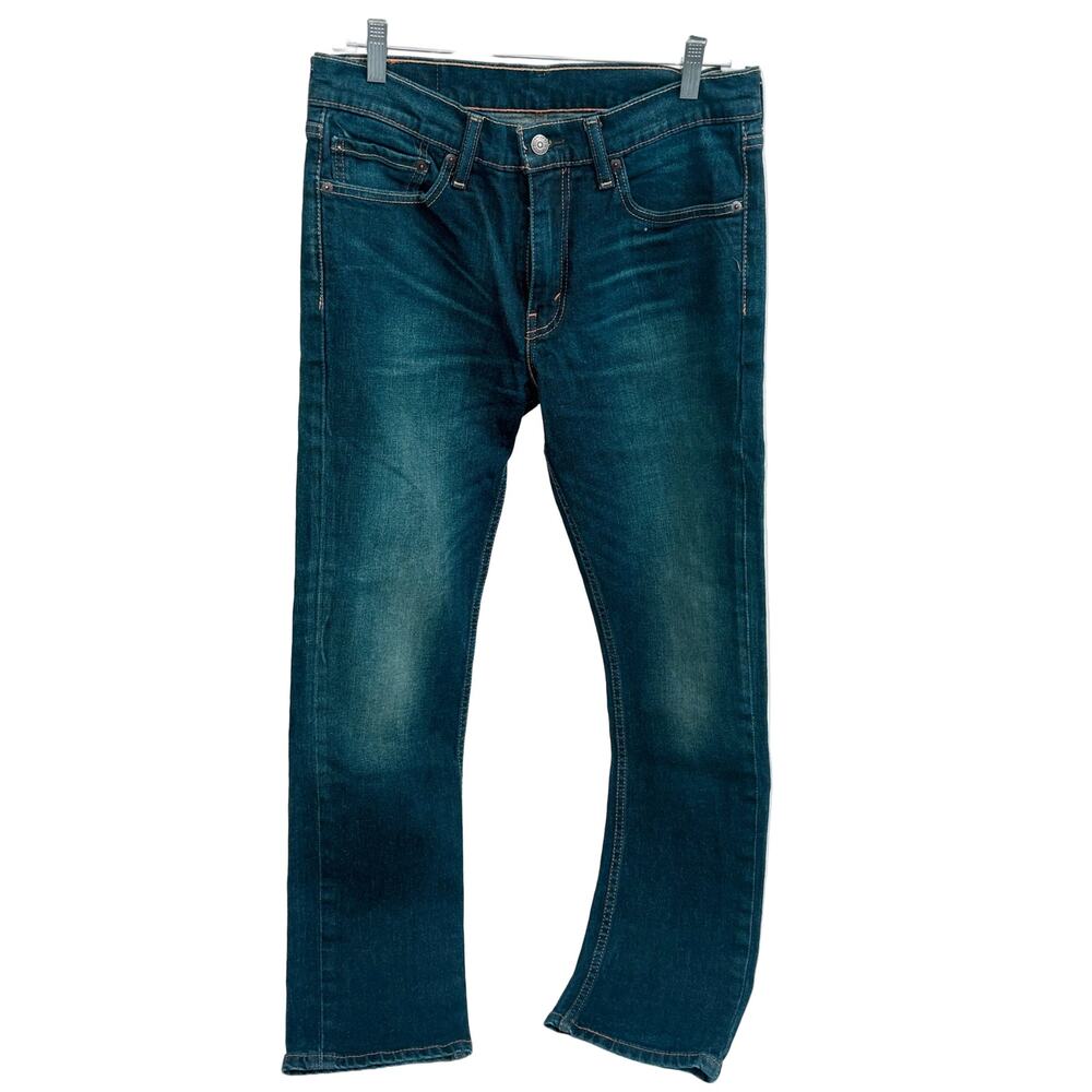 Levi's Men's Straight Jeans - Teal Blue Fade